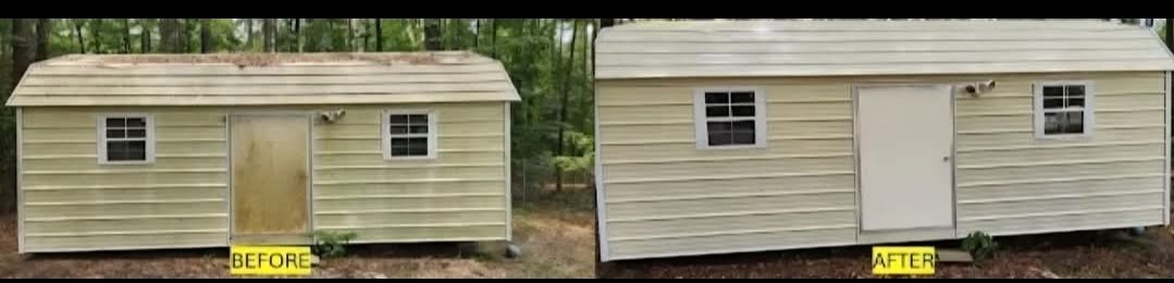 Exterior cleaning result